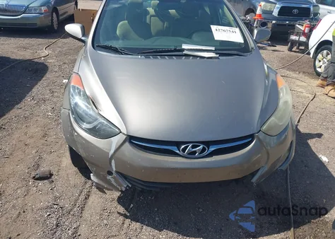 2013 Hyundai Elantra Gls from USA, damaged, VIN 5NPDH4AE0DH220243